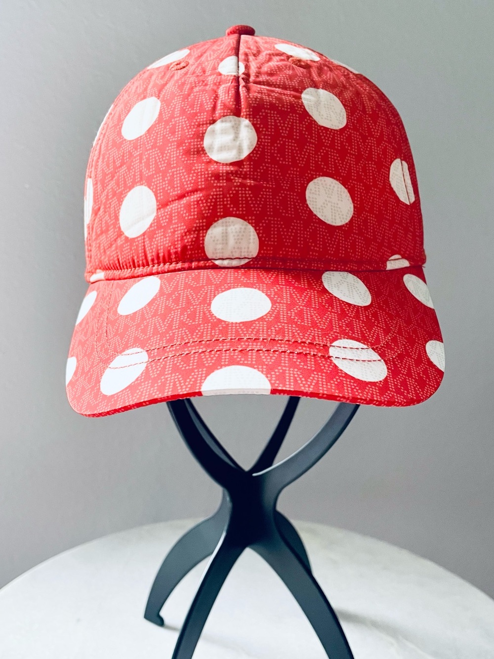 Michael Kors Polka Dot Signature Logo Baseball Hat